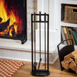 Plow & Hearth Fireplace Tool Sets>Classic 4 Piece Fireplace Toolset
