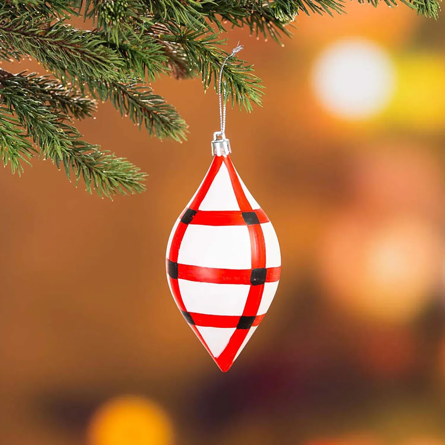Plow & Hearth Lighted Trees & Garlands>Classic Cardinal Complete Christmas Tree Kit with 250 Lights and 140 Decorations, 7½'H