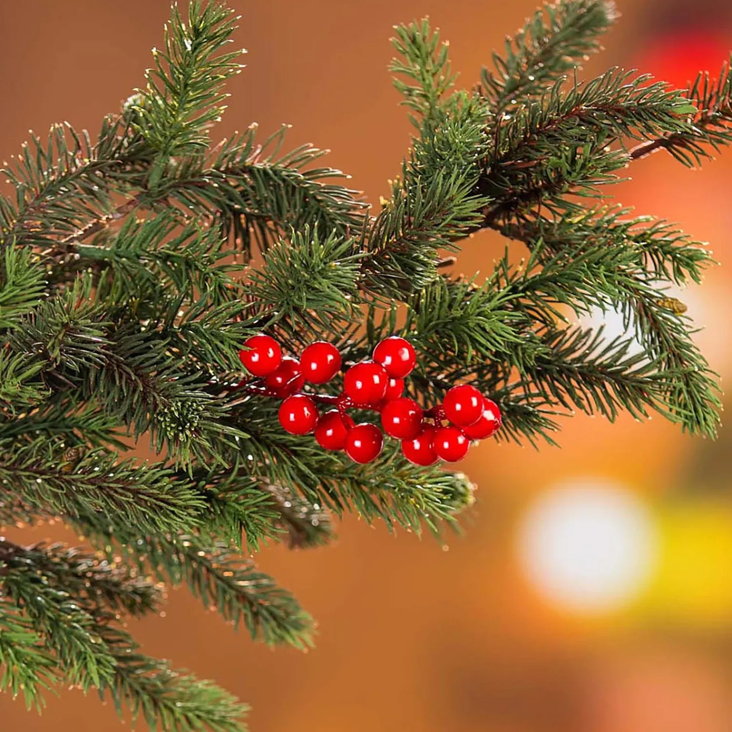 Plow & Hearth Lighted Trees & Garlands>Classic Cardinal Complete Christmas Tree Kit with 250 Lights and 140 Decorations, 7½'H