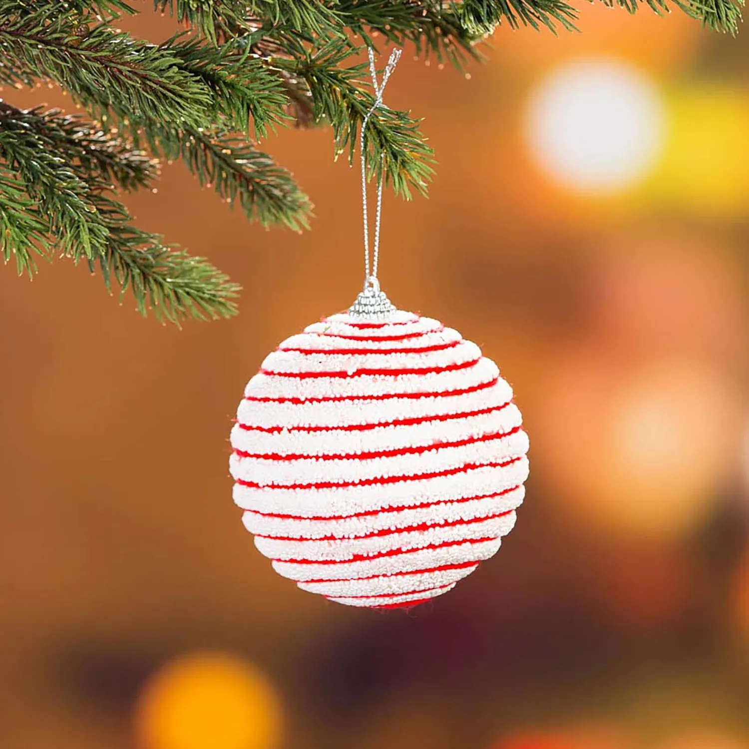 Plow & Hearth Lighted Trees & Garlands>Classic Cardinal Complete Christmas Tree Kit with 250 Lights and 140 Decorations, 7½'H
