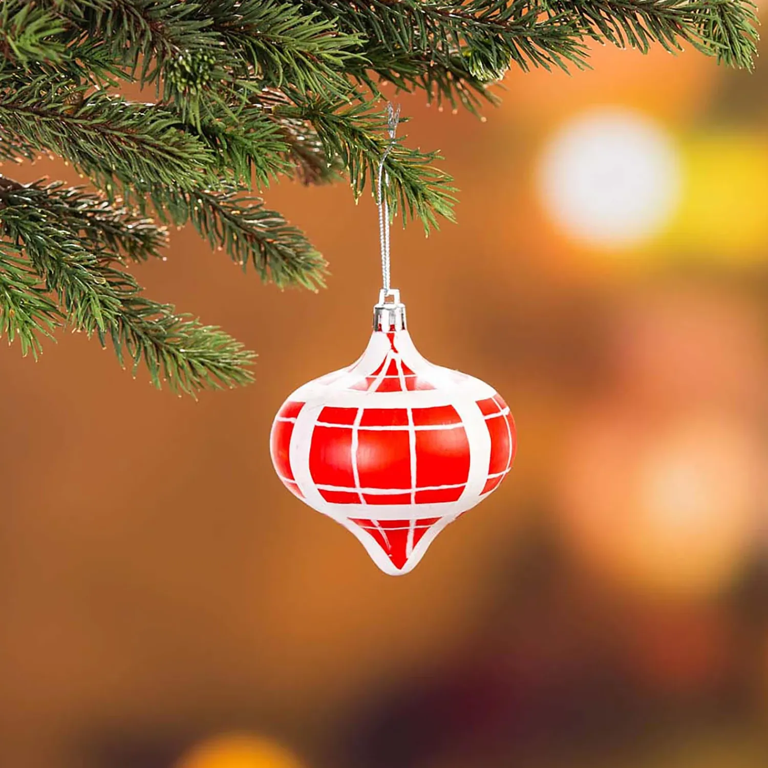 Plow & Hearth Lighted Trees & Garlands>Classic Cardinal Complete Christmas Tree Kit with 250 Lights and 140 Decorations, 7½'H