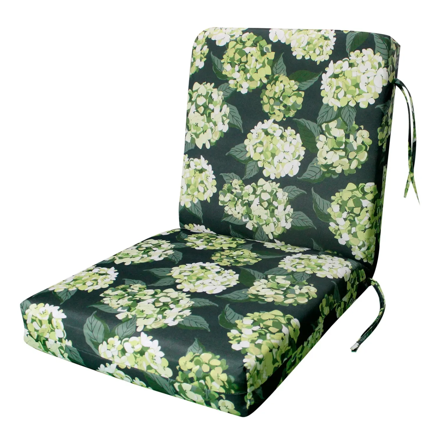 Plow & Hearth Furniture Cushions>Classic Club Cushion with Ties