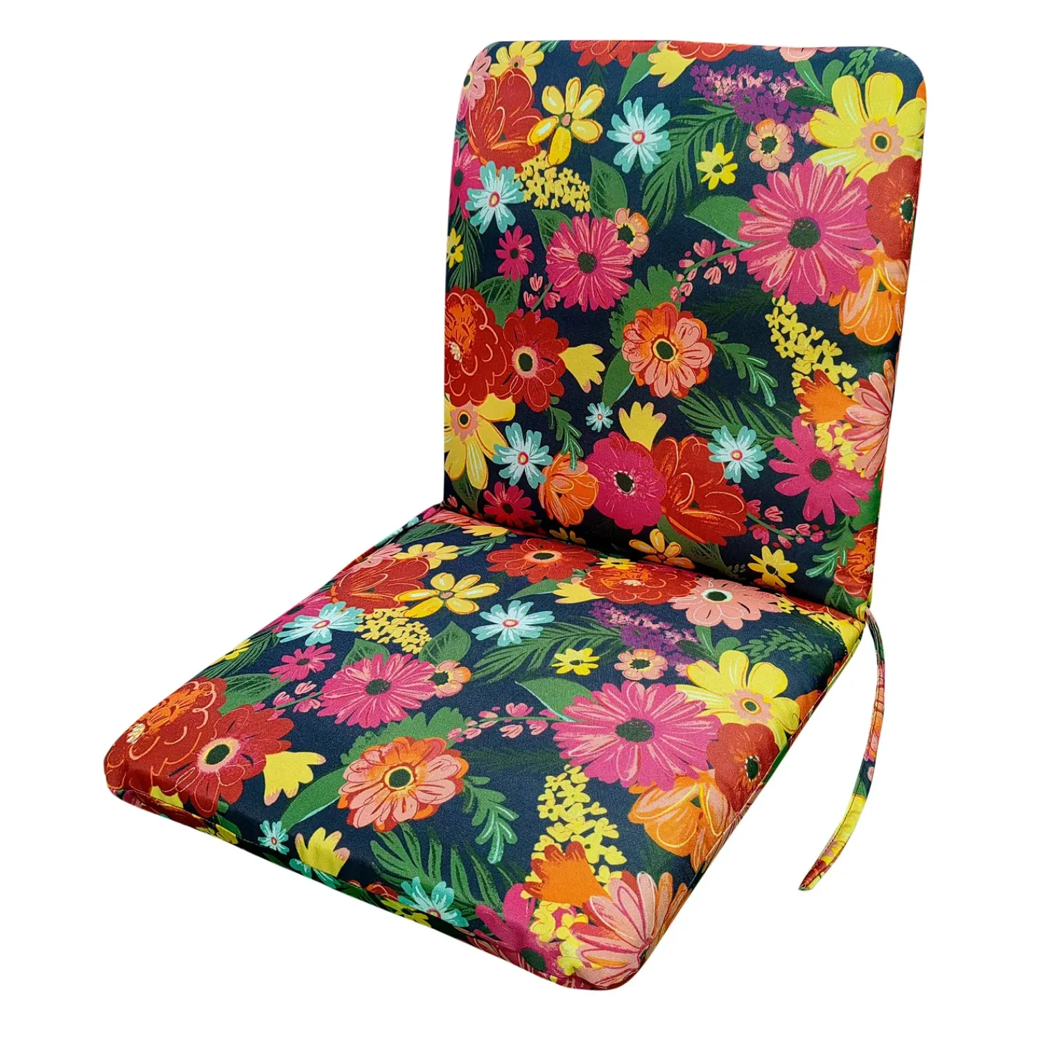 Plow & Hearth Furniture Cushions>Classic Hinged Chair Cushion with Ties