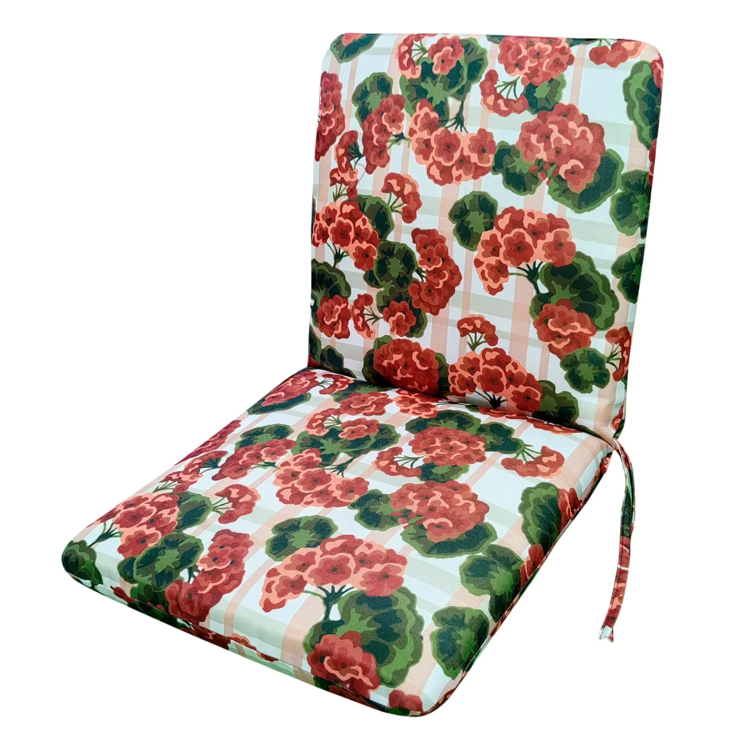 Plow & Hearth Furniture Cushions>Classic Hinged Chair Cushion with Ties