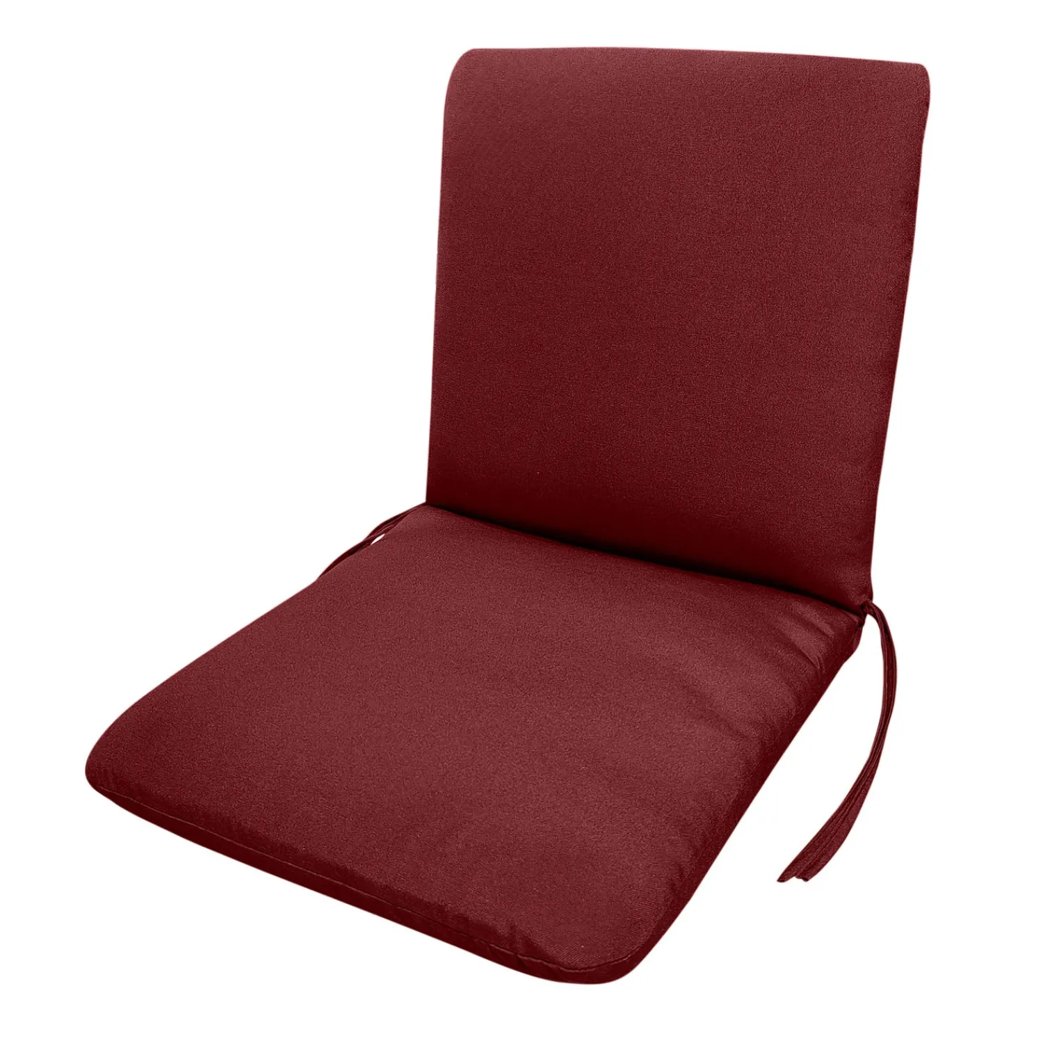 Plow & Hearth Furniture Cushions>Classic Hinged Chair Cushion with Ties