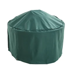 Plow & Hearth Fire Pits|Fire Pits>Classic Outdoor Furniture All-Weather Fire Pit Cover Green