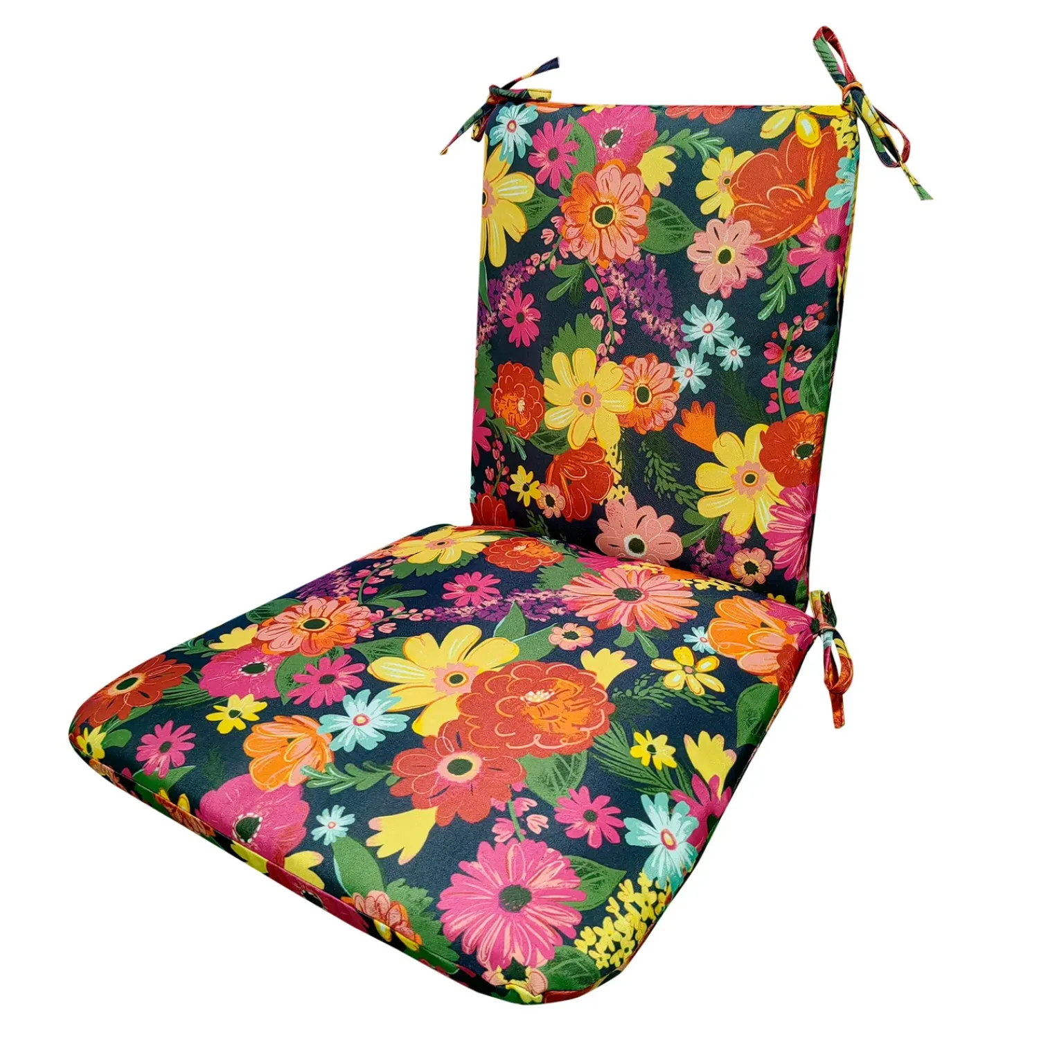 Plow & Hearth Furniture Cushions>Classic Rocking Chair Cushion with Ties