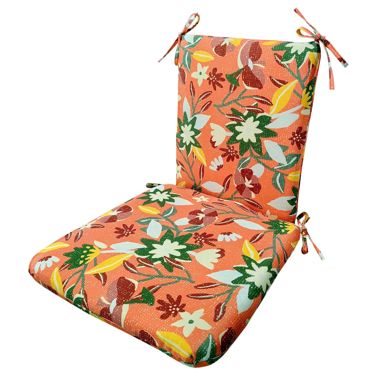 Plow & Hearth Furniture Cushions>Classic Rocking Chair Cushion with Ties