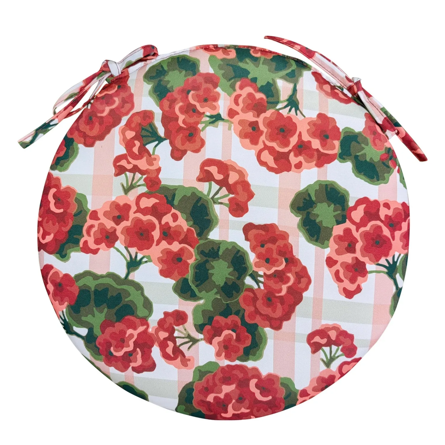 Plow & Hearth Furniture Cushions>Classic Round Chair Cushion with Ties