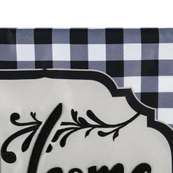 Plow & Hearth Garden Flags>Classic Welcome Home Applique Garden Flag