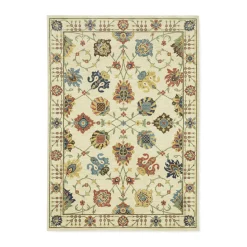Plow & Hearth Area Rugs>Clover Hill Gems Polypropylene Rug, 3'3" x 5'