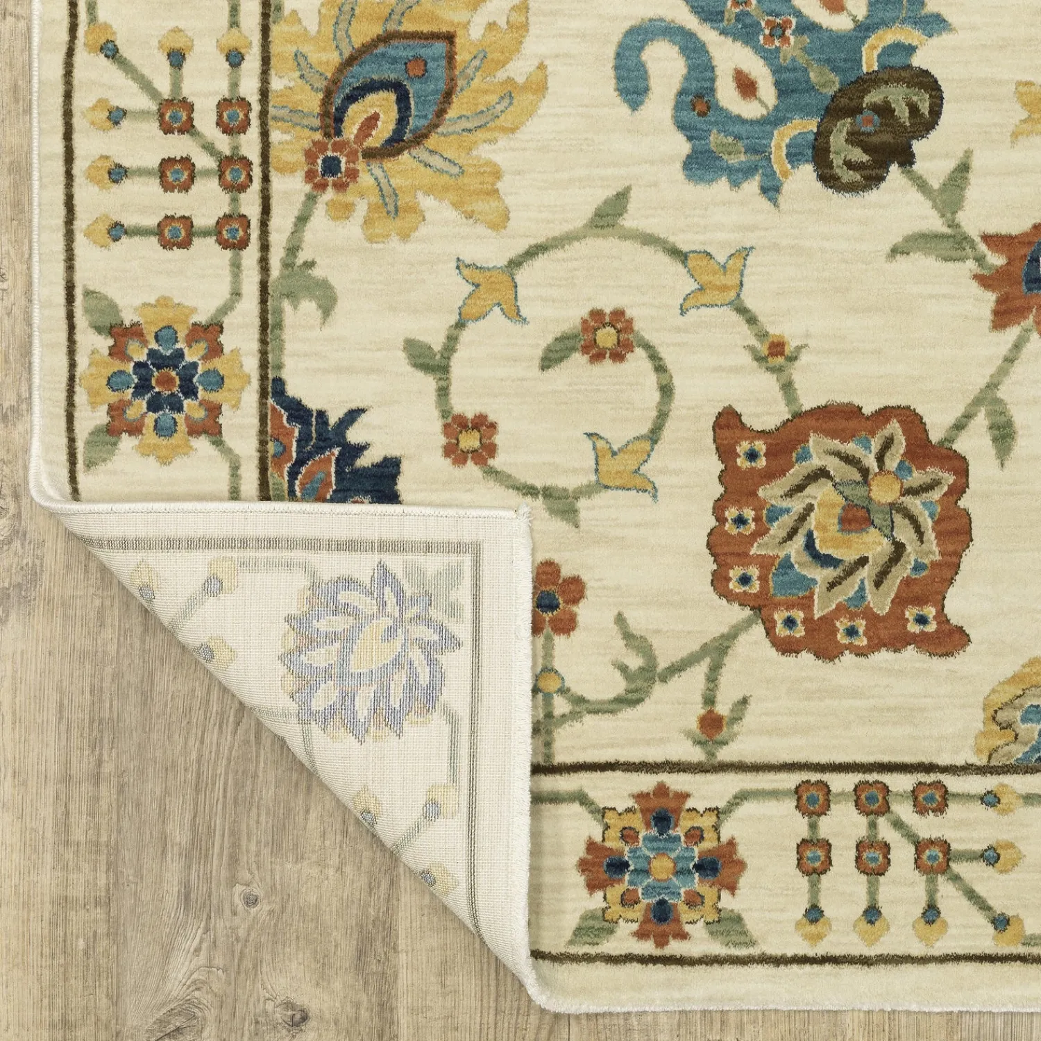 Plow & Hearth Area Rugs>Clover Hill Gems Polypropylene Rug, 3'3" x 5'