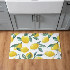 Plow & Hearth Anti-Fatigue Mats|Anti-Fatigue Mat>Coastal Citrus Fabric Anti-Fatigue Floor Mat