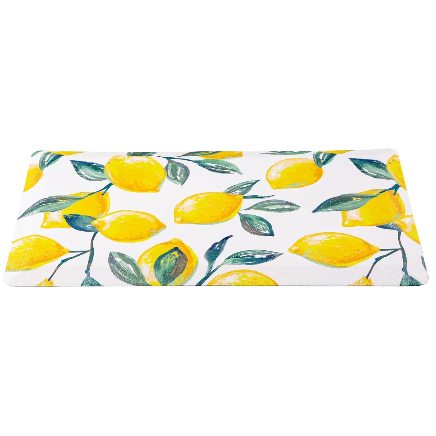 Plow & Hearth Anti-Fatigue Mats|Anti-Fatigue Mat>Coastal Citrus Fabric Anti-Fatigue Floor Mat