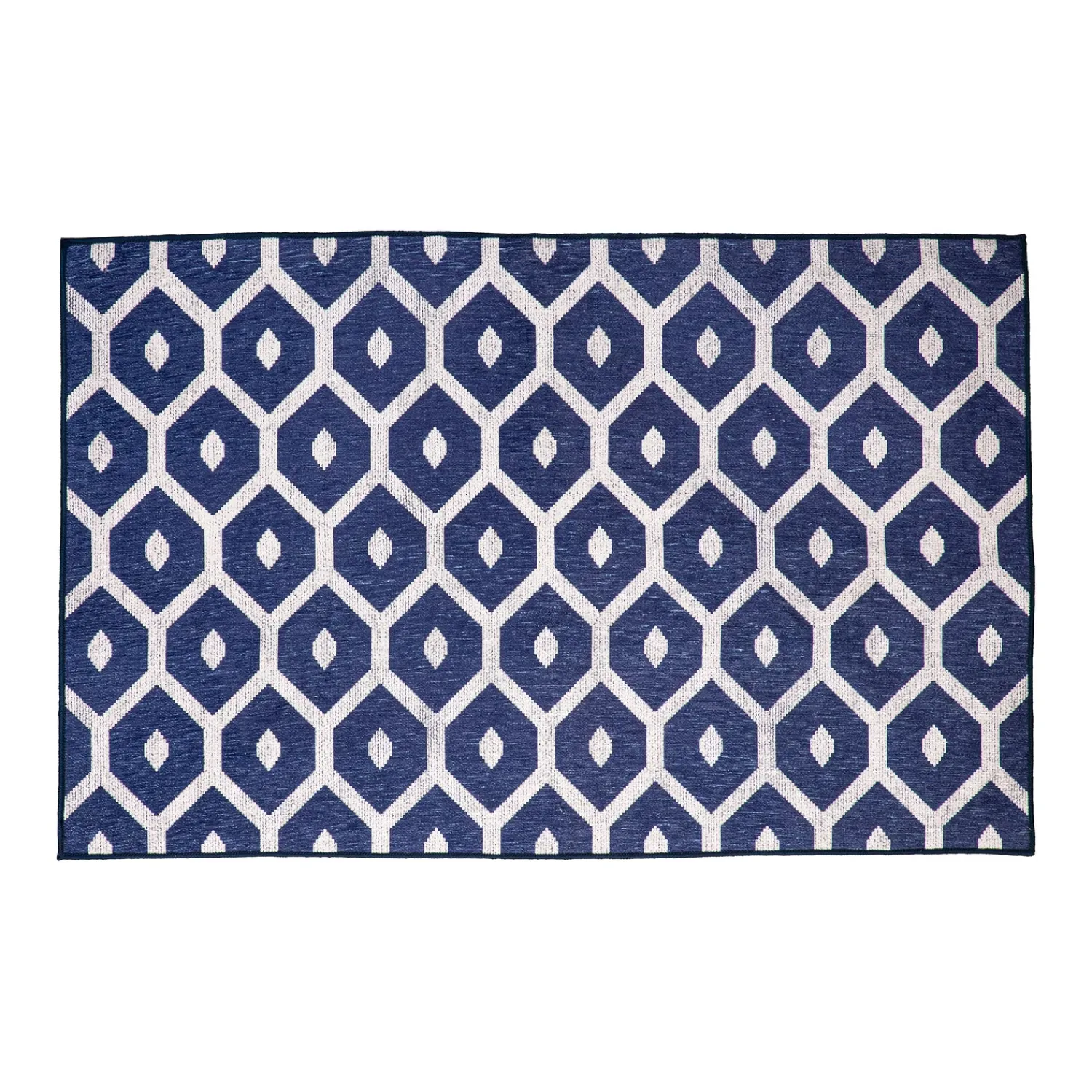 Plow & Hearth Washable Mats>Coastal Citrus Washable Layering Mat