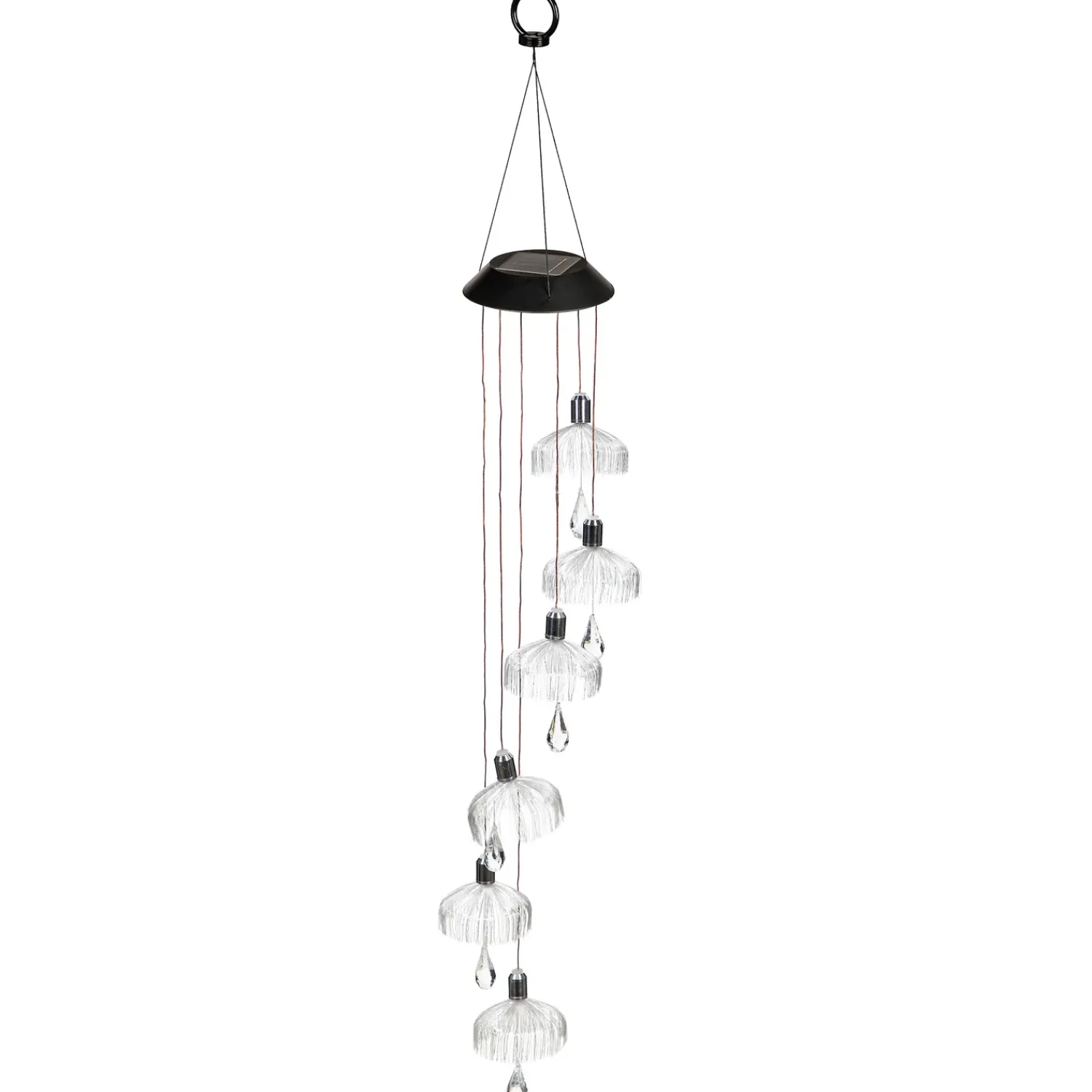 Plow & Hearth Wind Chimes & Mobiles|Solar Accents>Color Changing Solar Mobile, Umbrella