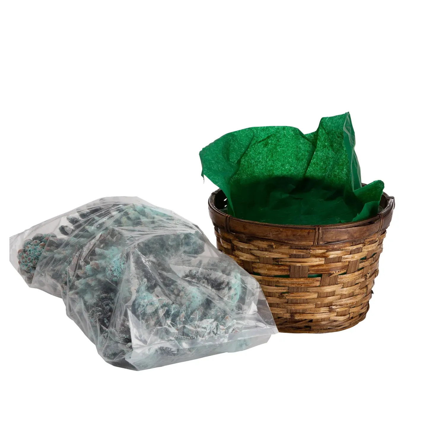 Plow & Hearth Fire Starters & Fatwood>Color-Changing Fireplace Color Cones, 1 lb. in Gift Basket