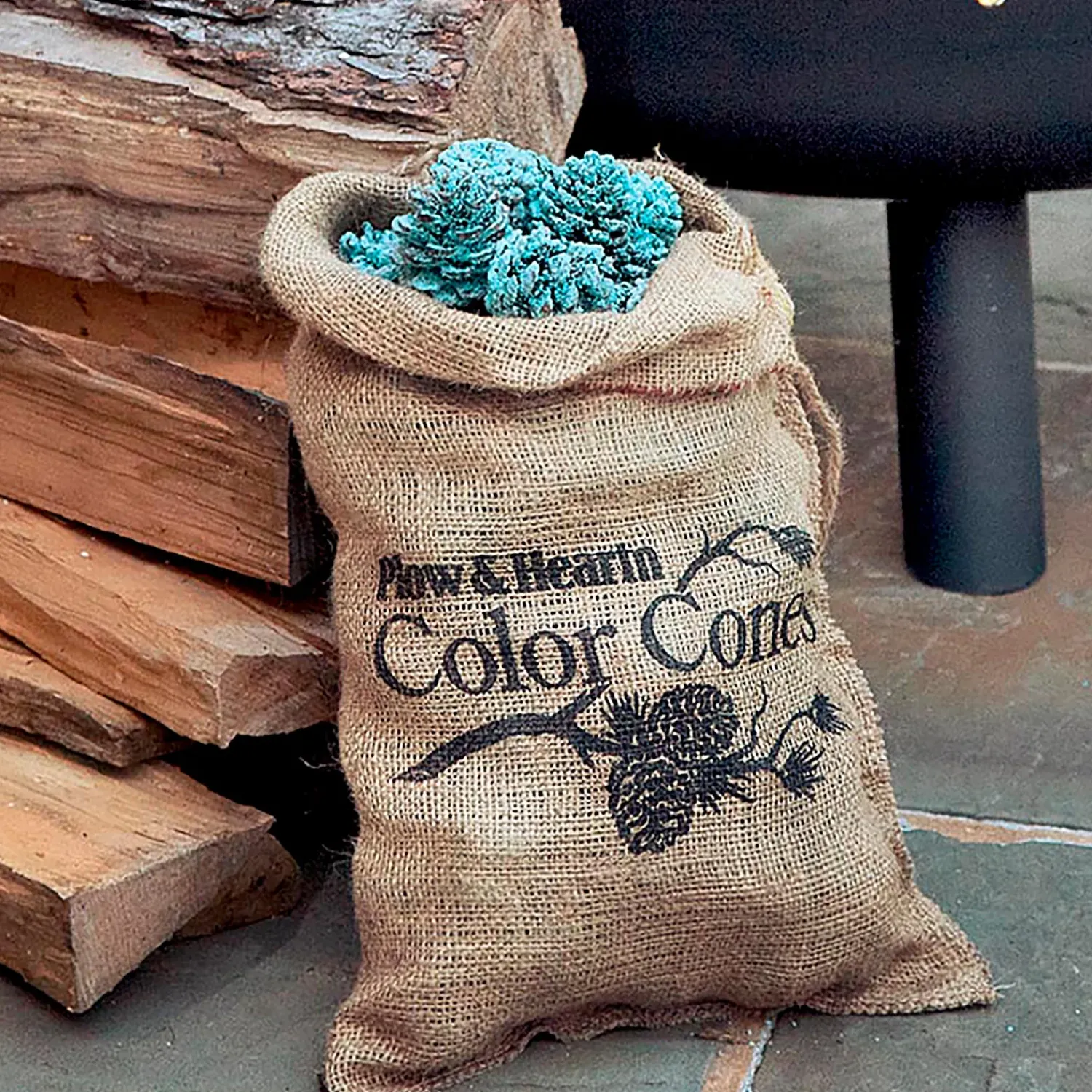 Plow & Hearth Fire Starters & Fatwood>Color-Changing Fireplace Color Cones, 5 lb. Bag