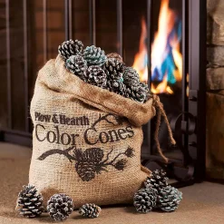 Plow & Hearth Fire Starters & Fatwood>Color-Changing Fireplace Color Cones, 2 lb. Bag