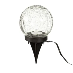 Plow & Hearth Solar Accents|Garden Path Lighting>Color-Changing Solar Globe Stake Set