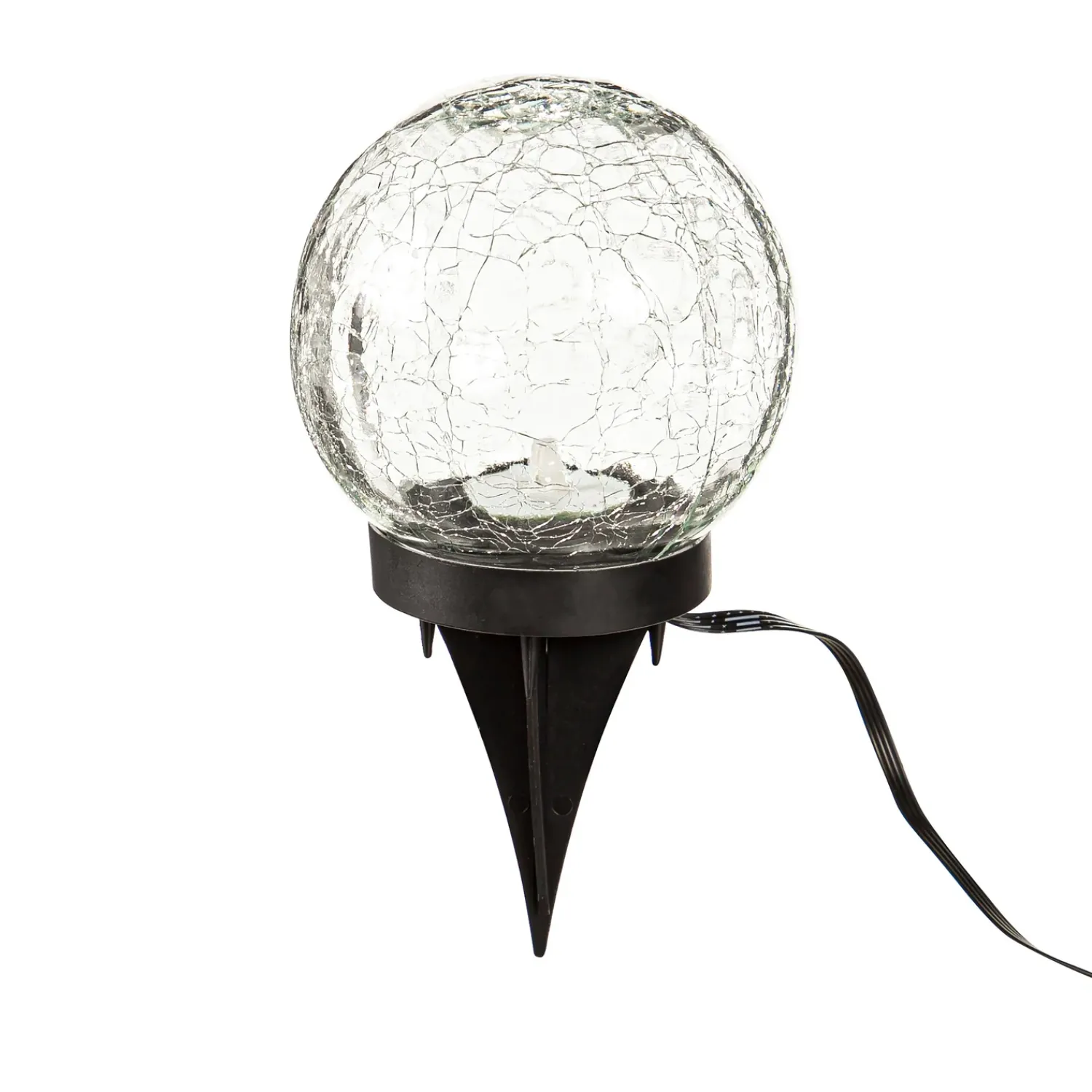Plow & Hearth Solar Accents|Garden Path Lighting>Color-Changing Solar Globe Stake Set