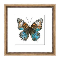 Plow & Hearth Wall Art>Common Blue Framed Wall Art Painting
