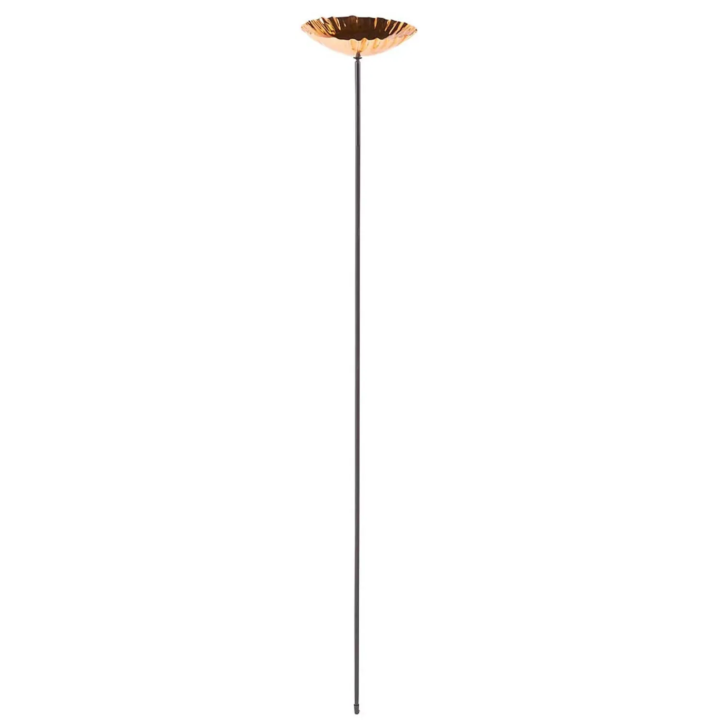 Plow & Hearth Birdbaths>Copper Birdbath Garden Stake, Small 6"Dia.