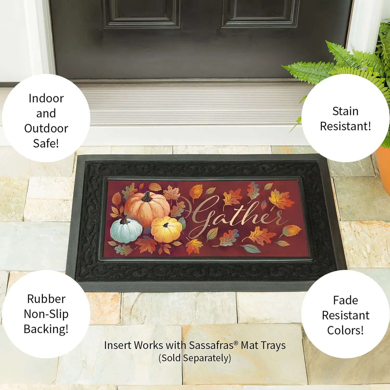 Plow & Hearth Interchangeable Mats>Crafted Harvest Sassafras Switch Mat