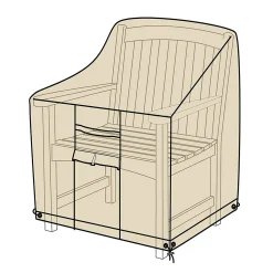 Plow & Hearth Outdoor Clean Up|Furniture Covers>Deluxe Armchair Cover Tan
