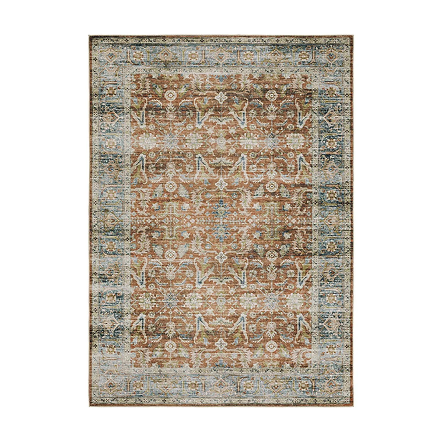 Plow & Hearth Area Rugs>Desmond Summer Splendor Polyester Rug, 3'6" x 5'6"