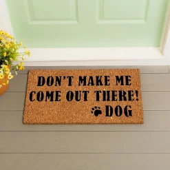 Plow & Hearth Coir Mats>Don't make me Coir Mat