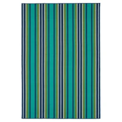 Plow & Hearth Area Rugs>Dorset Stripe Polyester Rug, 2' x 8' Runner