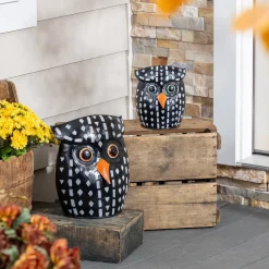 Plow & Hearth Garden Statues>Dotted Owl Statue, Set