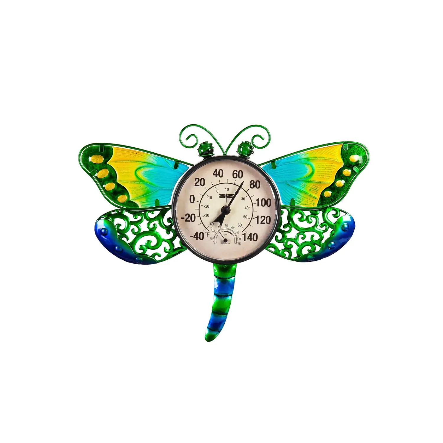 Plow & Hearth Outdoor Wall Art>Dragonfly Outdoor Wall Thermometer
