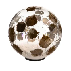 Plow & Hearth Gazing Balls>Dried Eucalyptus LED Gazing Ball, 8"H