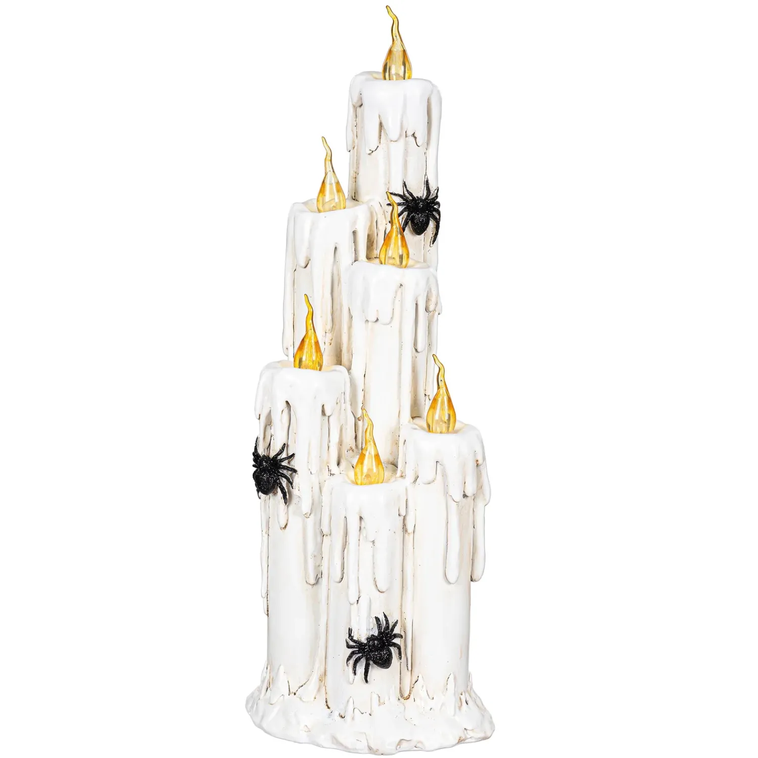 Plow & Hearth Garden Statues>Dripping Candle LED Statuary, 16"H