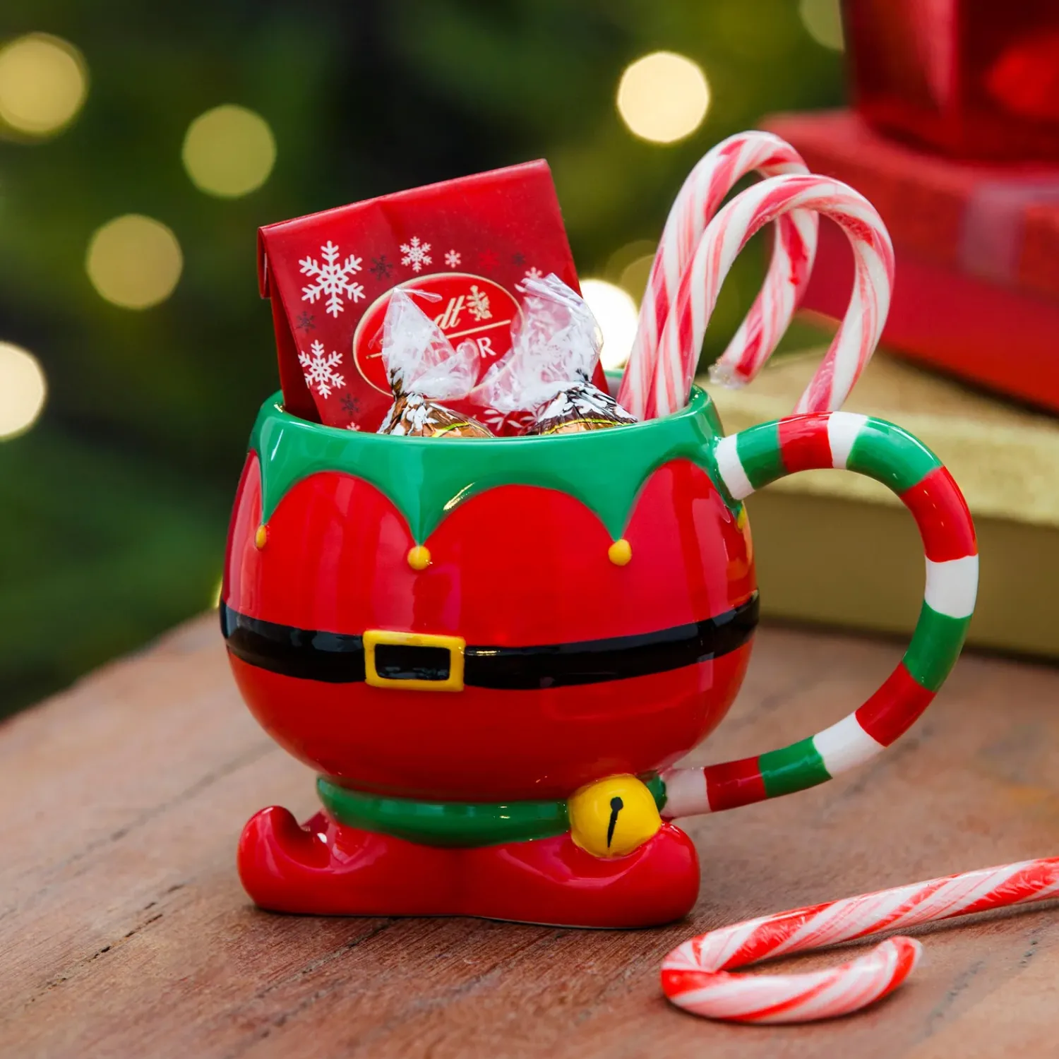 Plow & Hearth Coffee & Tea Cups>Elf 14 OZ, Ceramic Cup