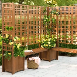 Plow & Hearth Planters & Plant Stands|Arbors & Trellises><noscript><img width=