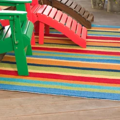 Plow & Hearth Adirondack Chairs>Eucalyptus Wood Adirondack Ottoman RedPaint