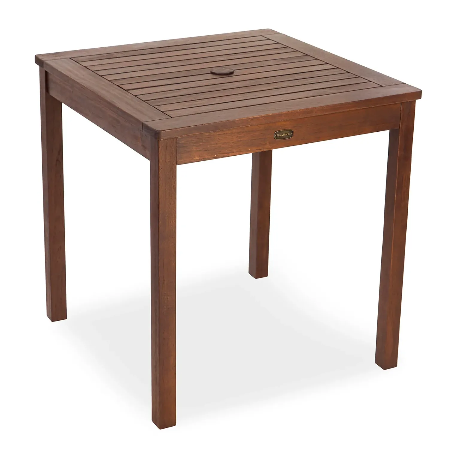 Plow & Hearth Outdoor Dining Sets>Eucalyptus Wood Outdoor Square Bistro Table