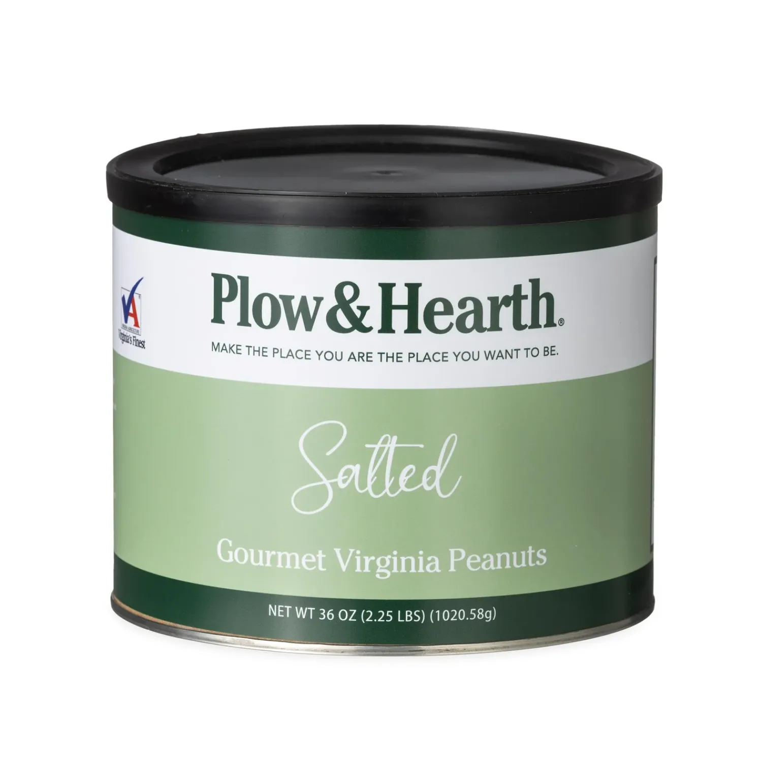 Plow & Hearth Gourmet Snacks & Nuts>Extra Large Virginia Peanuts, 36 oz. Tin