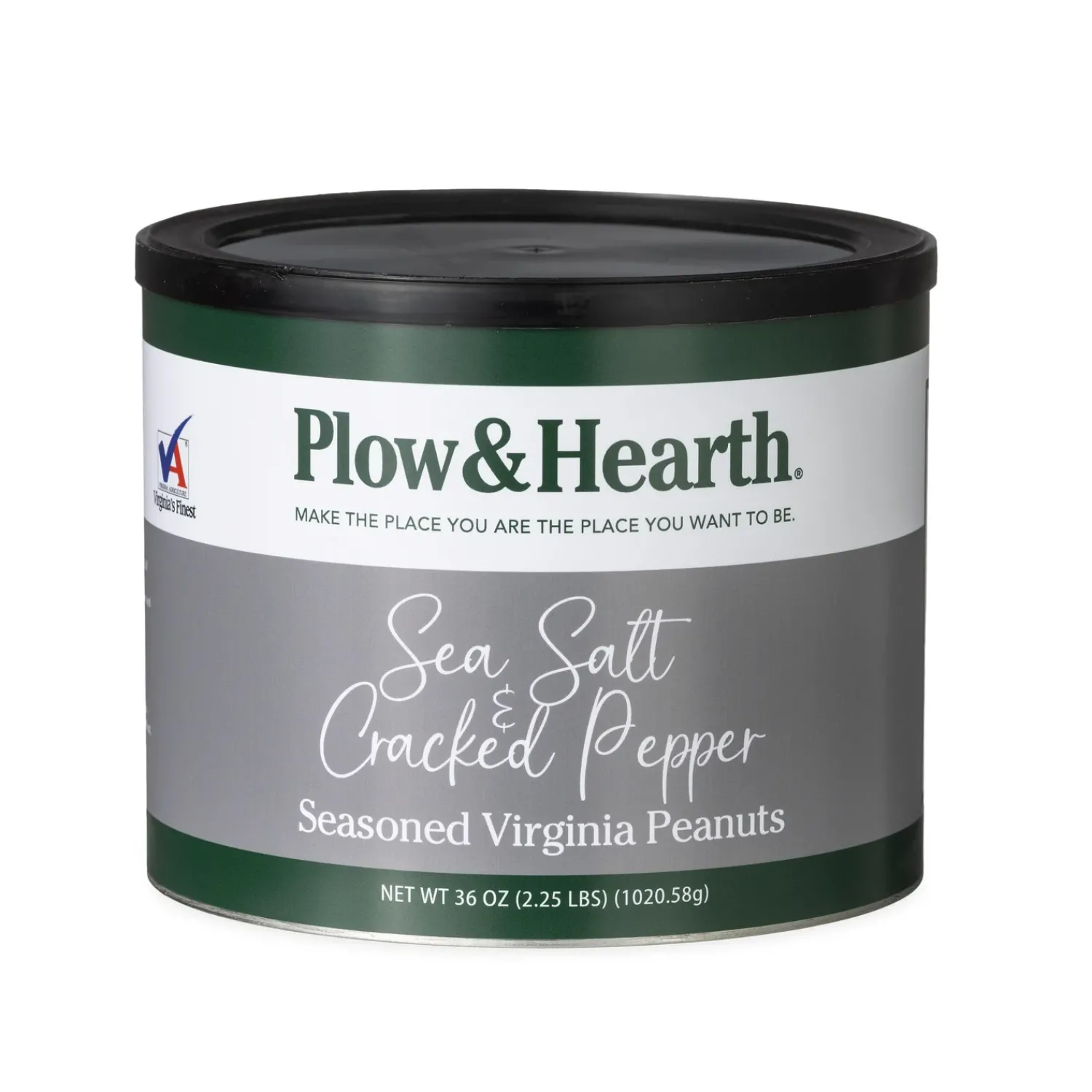 Plow & Hearth Gourmet Snacks & Nuts>Extra Large Virginia Peanuts, 36 oz. Tin