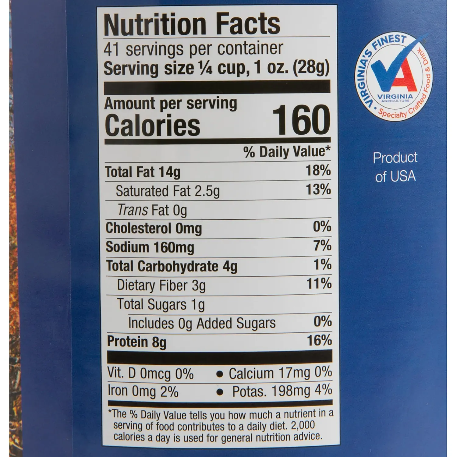 Plow & Hearth Gourmet Snacks & Nuts>Extra Large Virginia Peanuts, 36 oz. Tin