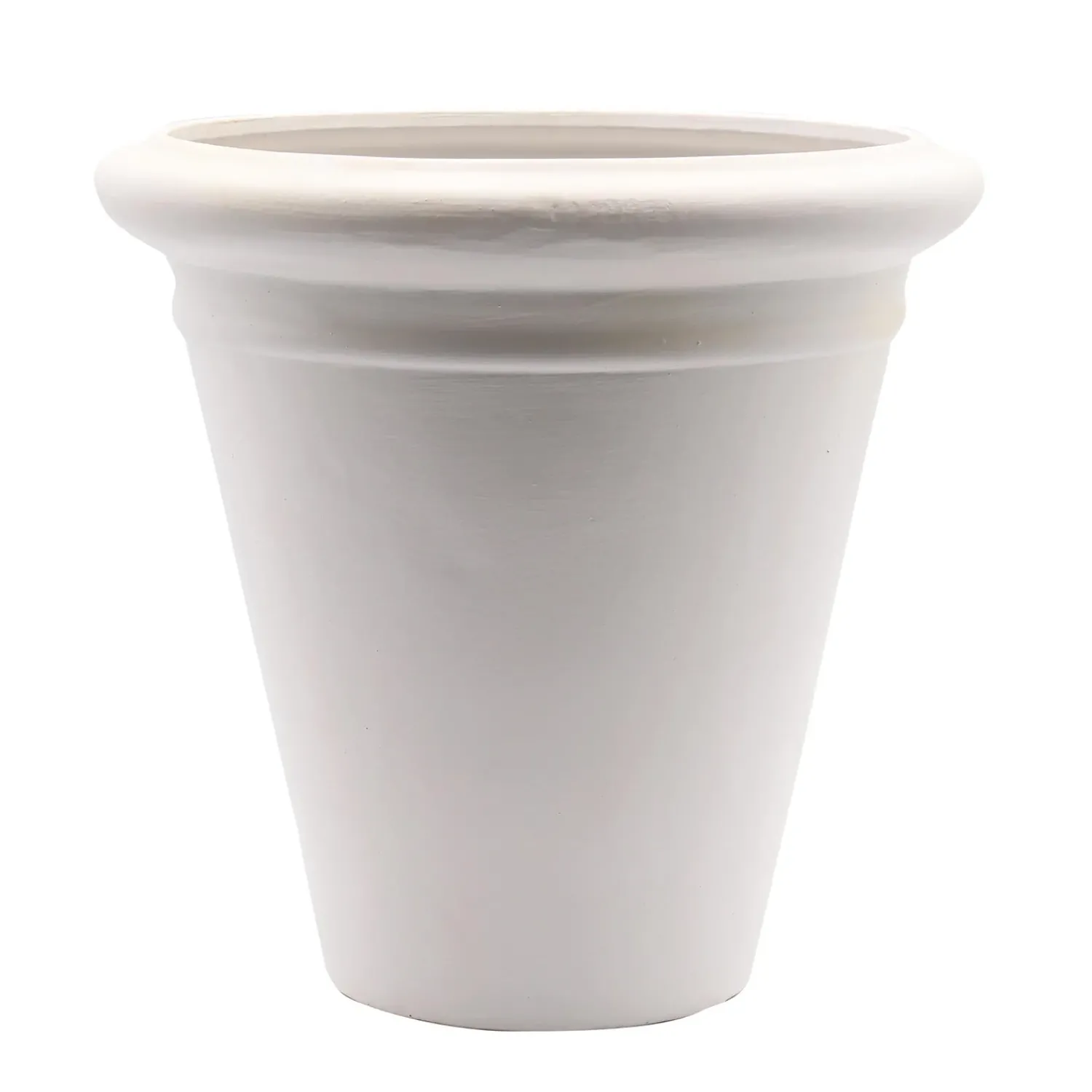 Plow & Hearth Planters & Plant Stands>Extra Large White Authentic Talavera Funnel Pot