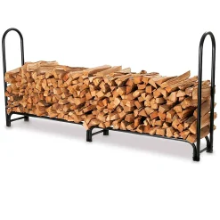 Plow & Hearth Outdoor Clean Up|Wood Storage & Wood Racks>Extra-Large USA-Made Heavy-Duty Steel Log Rack
