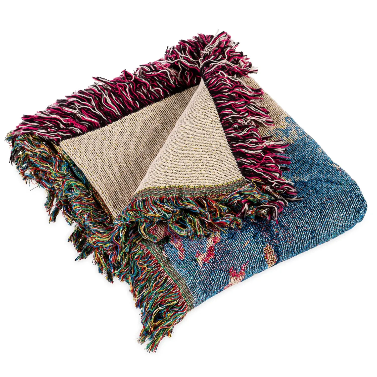 Plow & Hearth Throws & Blankets>Extravagant Love Floral Tapestry Throw