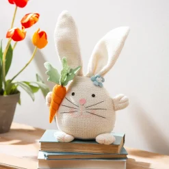 Plow & Hearth Decorative Accents>Fabric Whimisical Bunny Table Décor