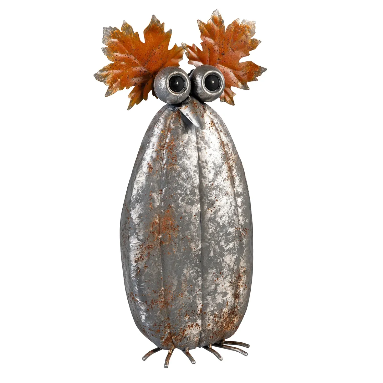 Plow & Hearth Garden Statues>Fall Owl Metal Statue, 17"H