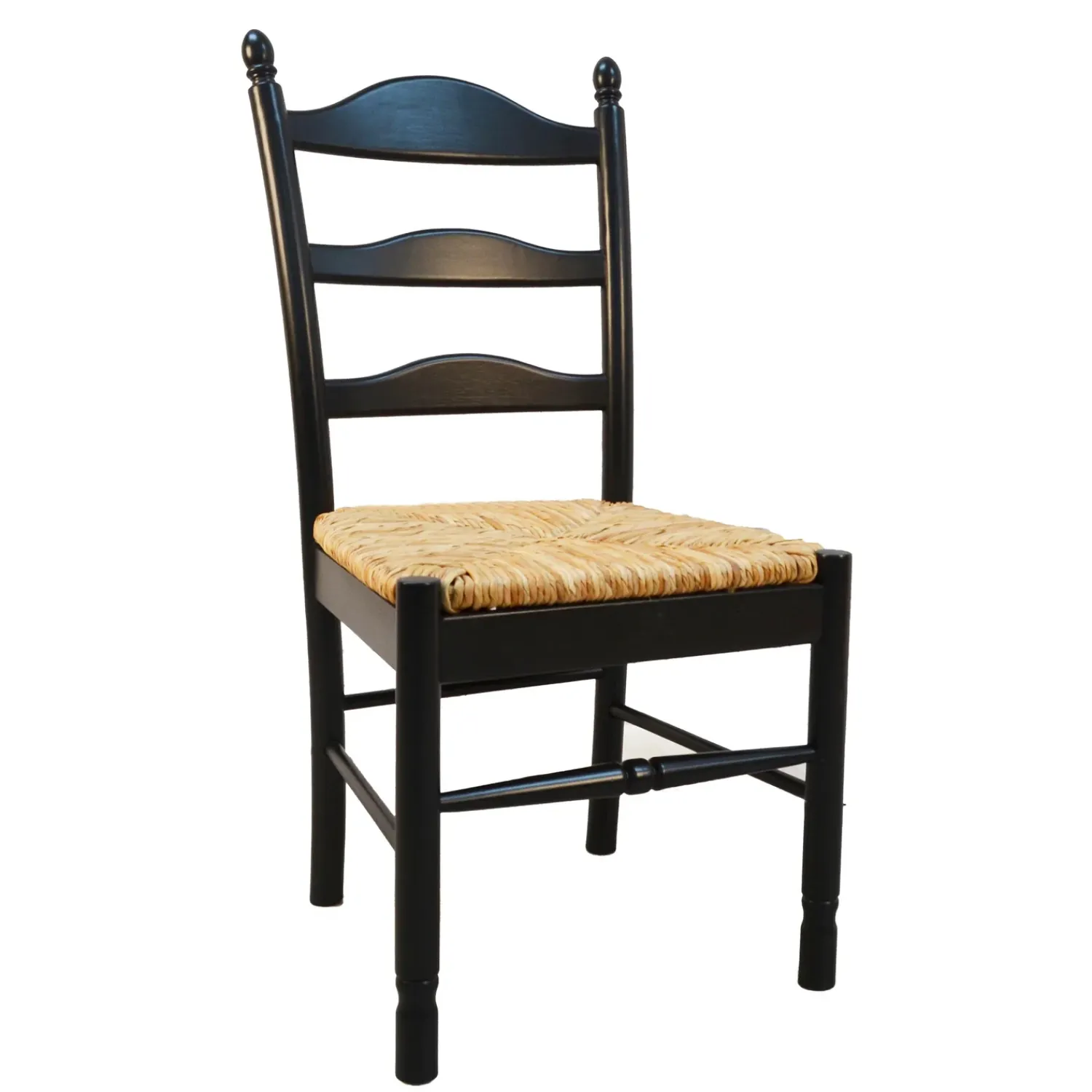 Plow & Hearth Chairs & Rockers|Rockers & Gliders>Farmhouse Hardwood Ladder Back Chair