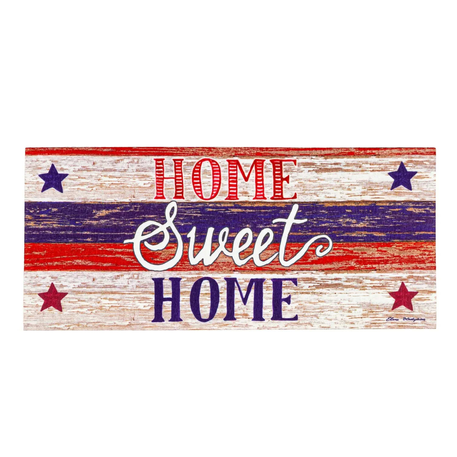 Plow & Hearth Interchangeable Mats>Farmhouse Home Sweet Home Sassafras Switch Mat